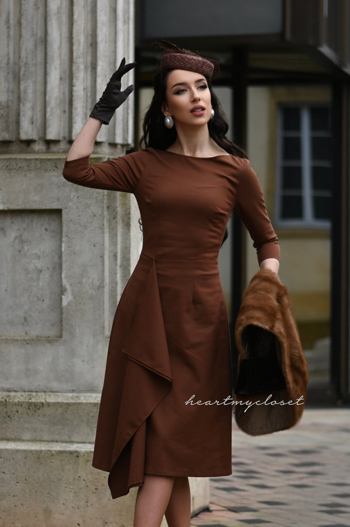 duchess Meghan - draped dress