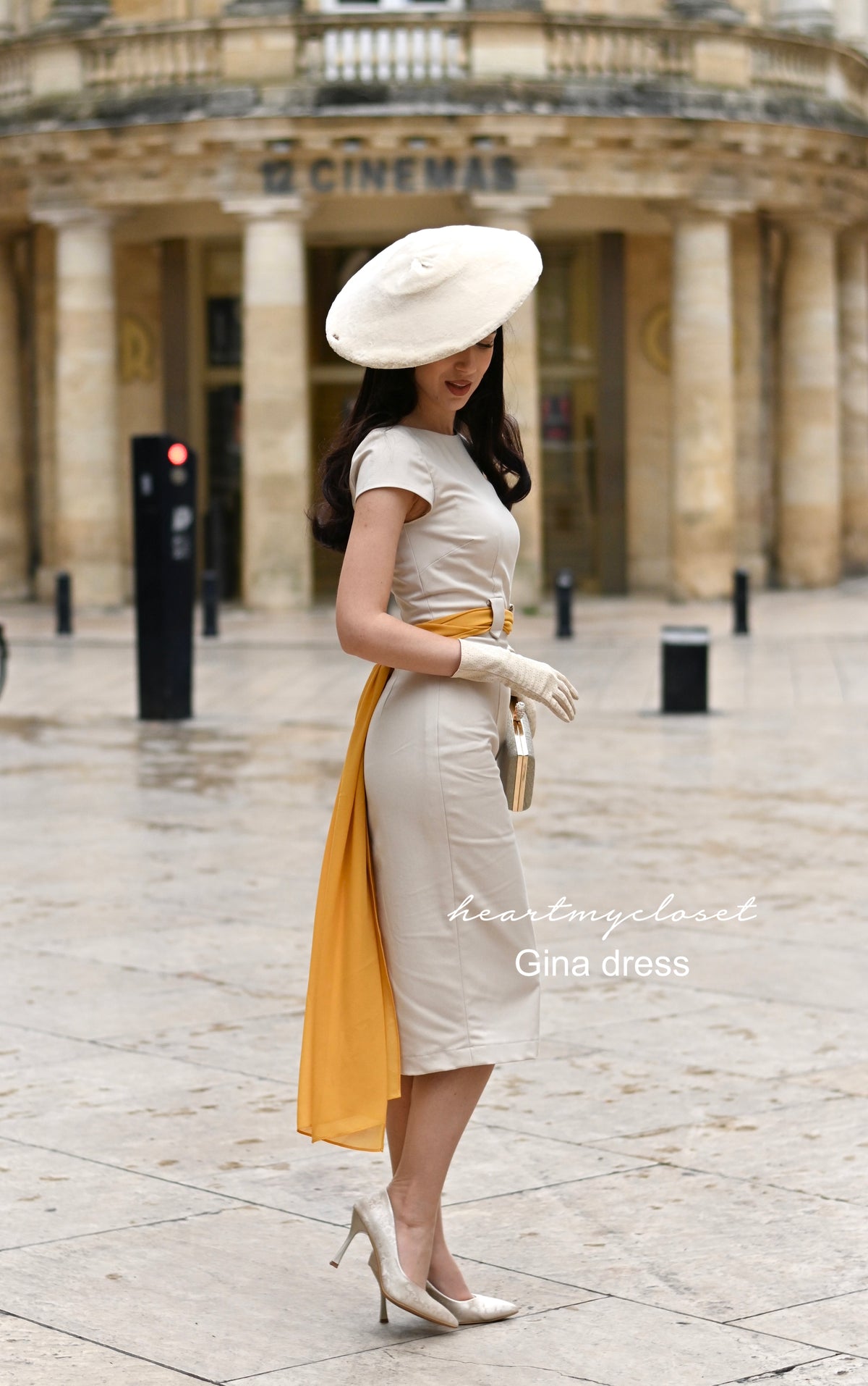 Gina - The Tourist dress - movie inspired pencil dress - heartmycloset