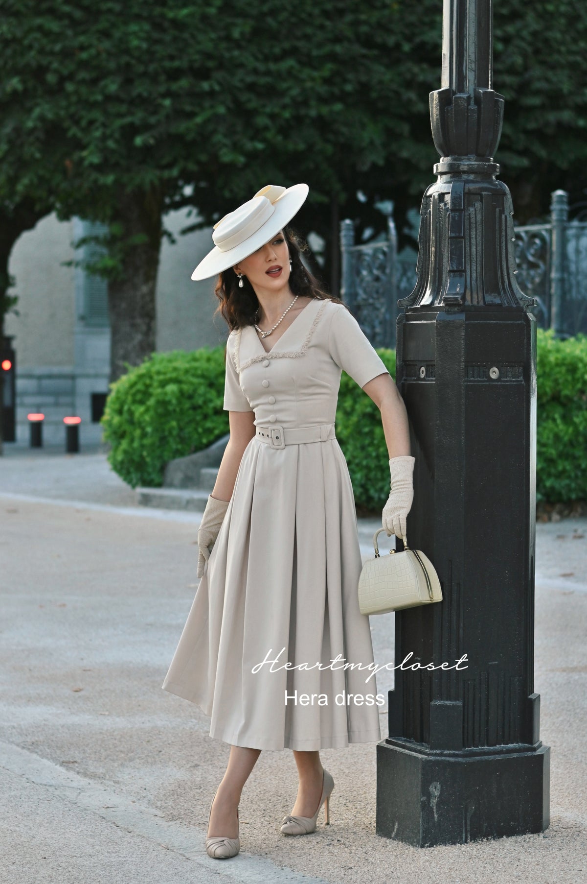 Hera -Kate Middleton inspired pleated dress - heartmycloset