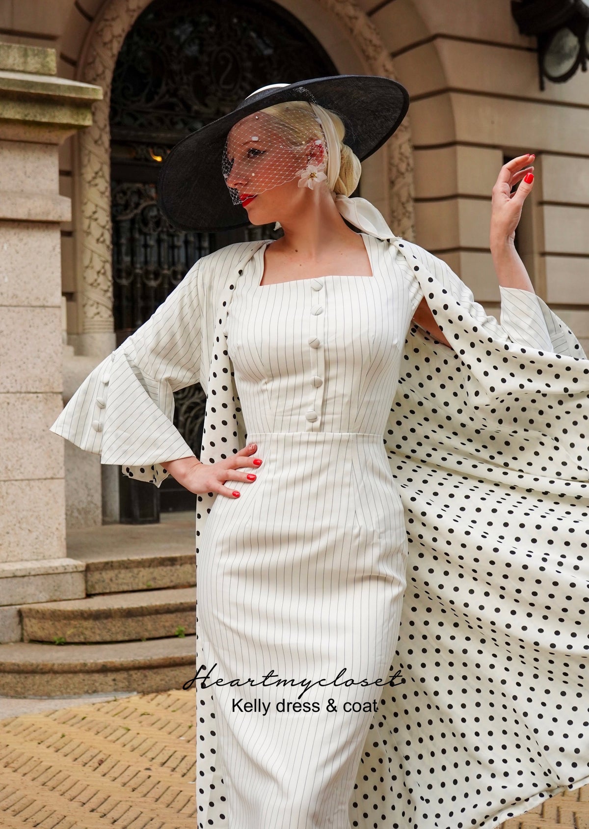 KELLY- retro vintage dress pencil - heartmycloset