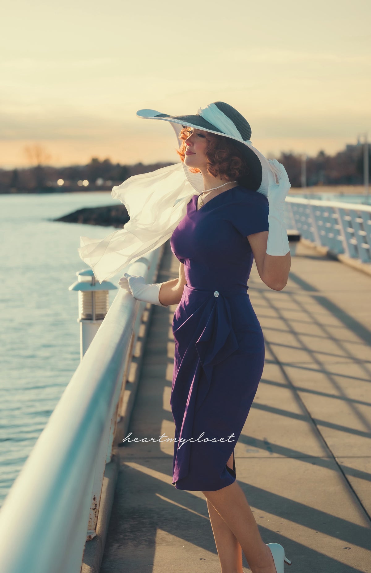 Valerie - vintage draped 1950s inspiration - heartmycloset