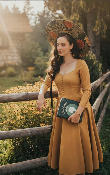 ISLA PIPING SHEER DRESS　ameri vintage Ameri（アメリ）の「ISLA PIPING SHEER DRESS（ワンピース