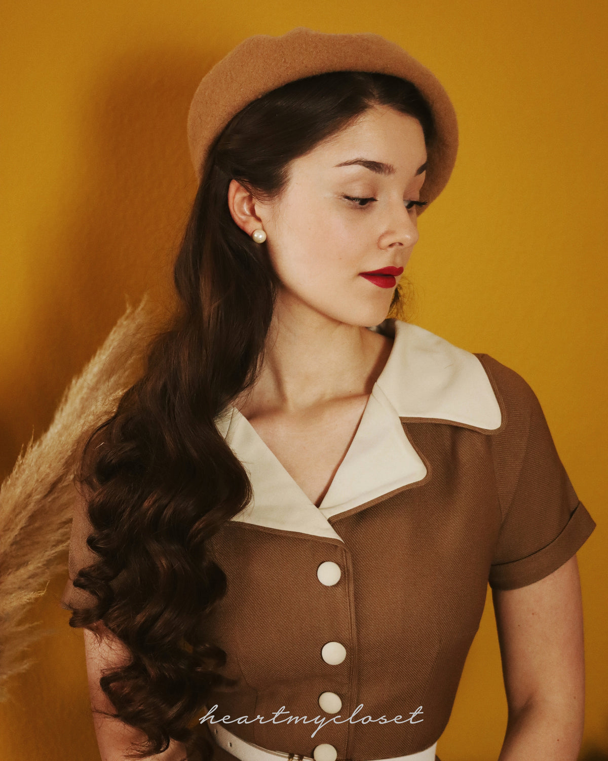 Ariel - 1950s A-line vintage dress - heartmycloset