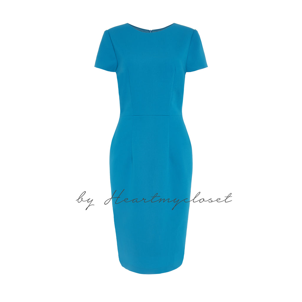 Blue dress - Meghan Markle inspired dress - heartmycloset
