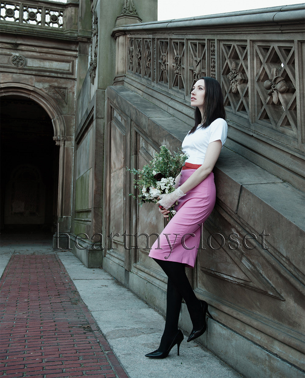colorblock spring - 3 tone pencil dress - heartmycloset