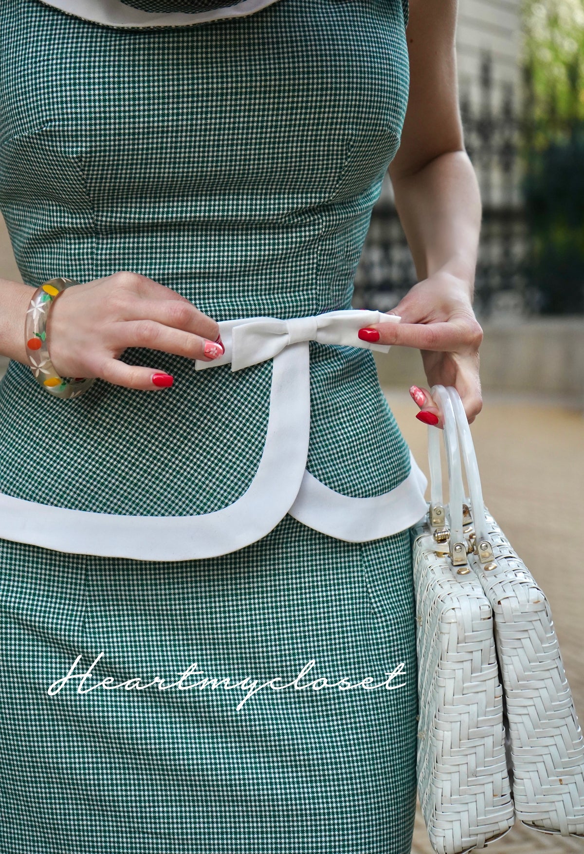Doris - vintage 1950s suit with pencil skirt - heartmycloset