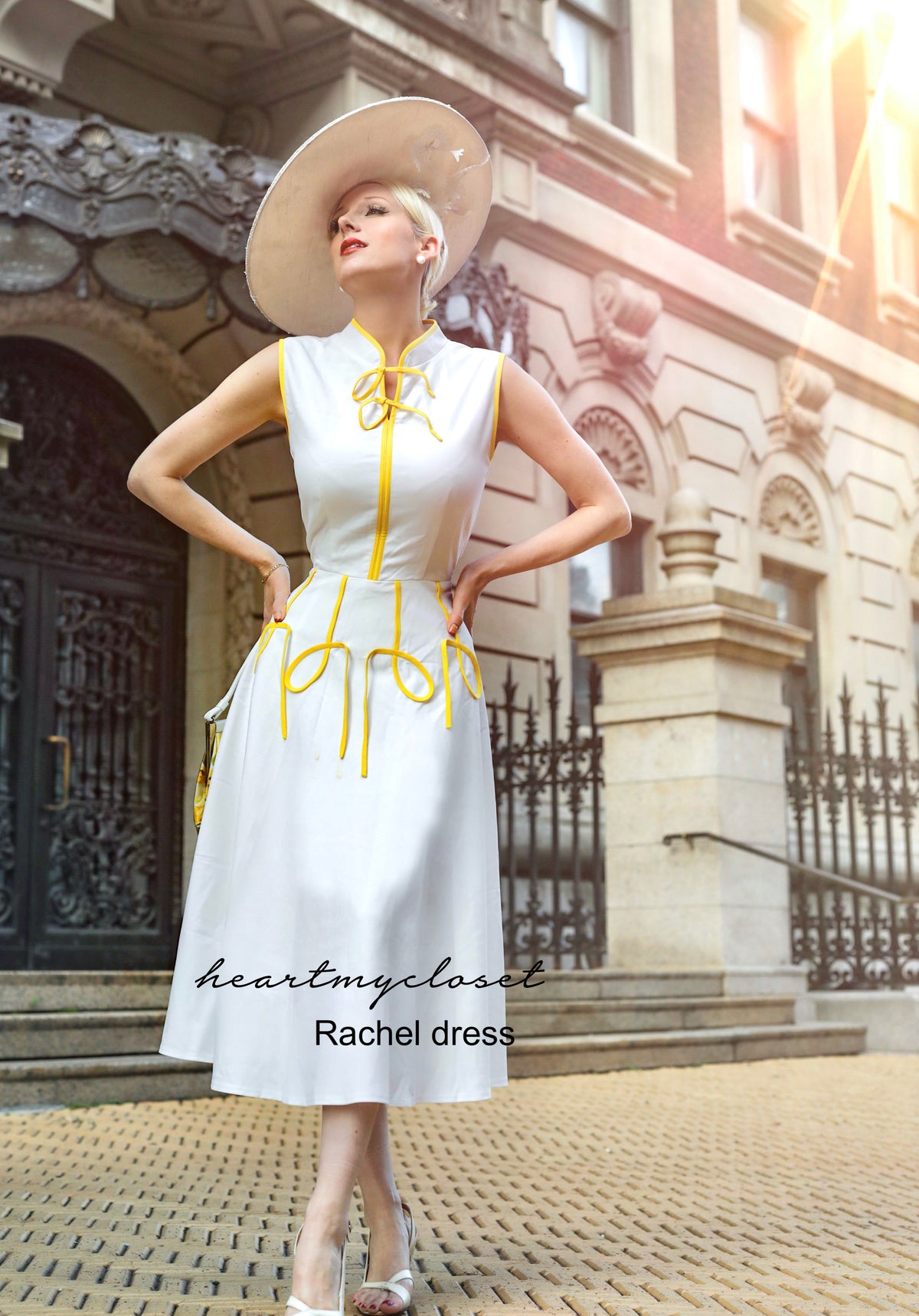 RACHEL - swing vintage inspired dress - heartmycloset