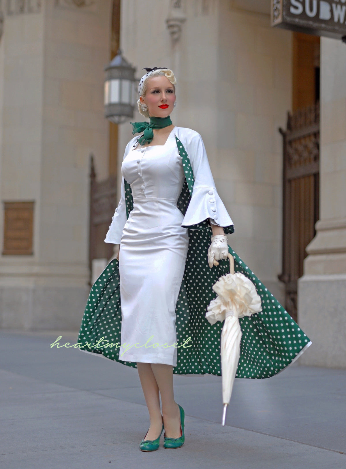 KELLY - retro vintage dress pencil - heartmycloset