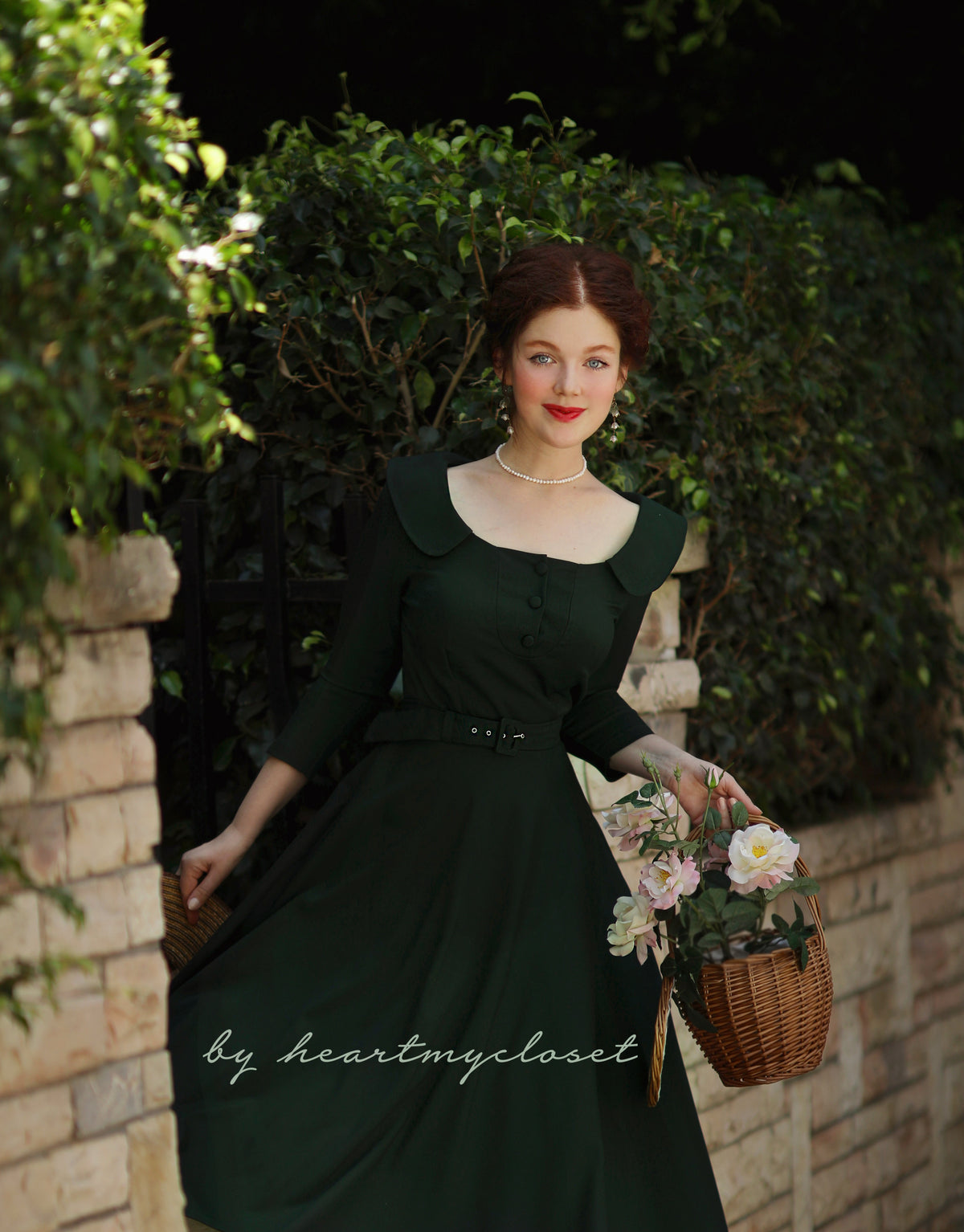 Miss Jan - vintage swing dress 50s inspired - heartmycloset
