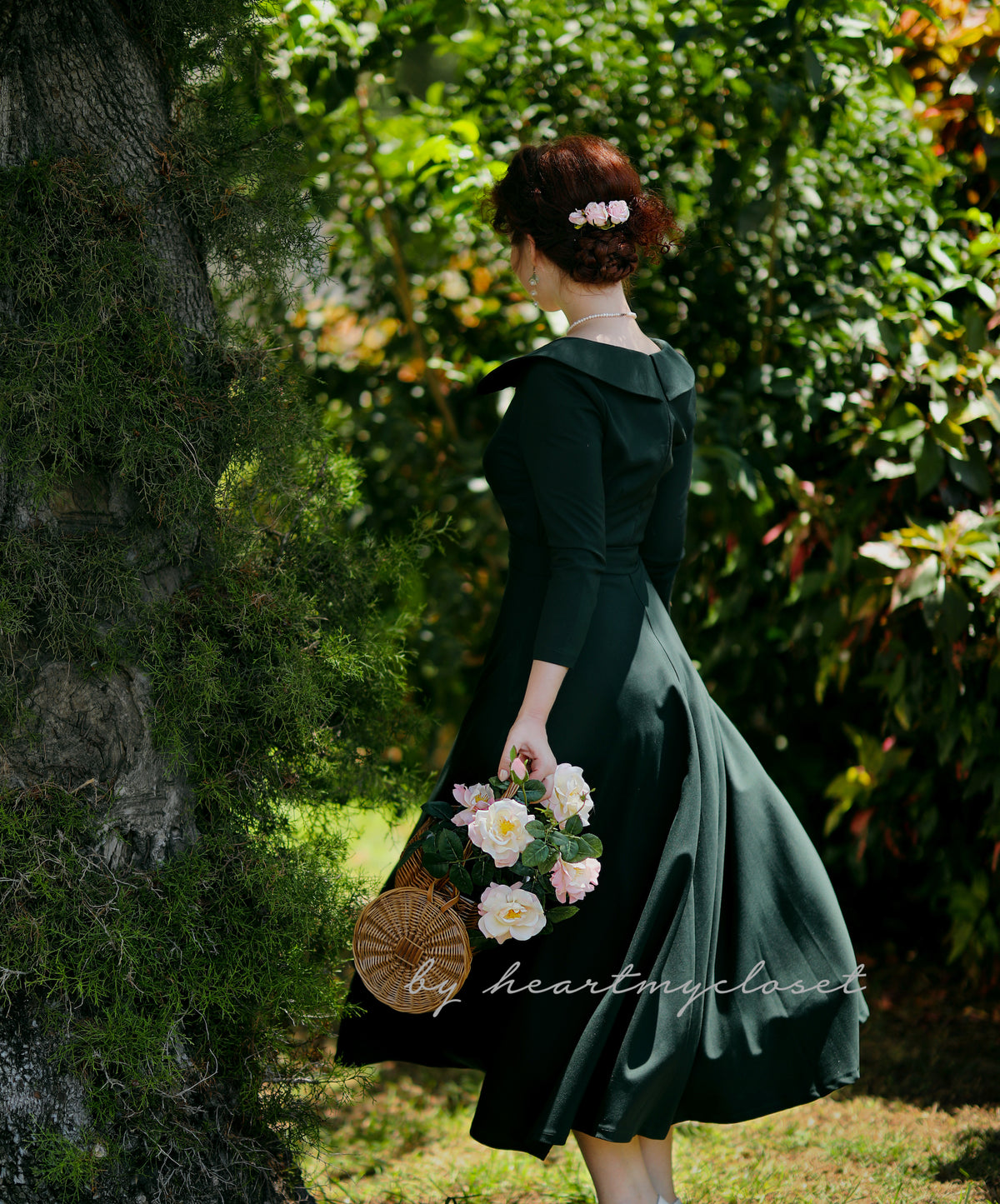 Miss Jan - vintage swing dress 50s inspired - heartmycloset