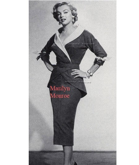 old hollywood - glamour Marilyn Monroe style suit - heartmycloset