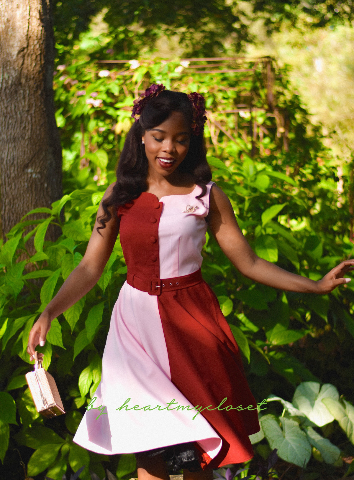 MARILYN - retro vintage dress swing or pencil - heartmycloset