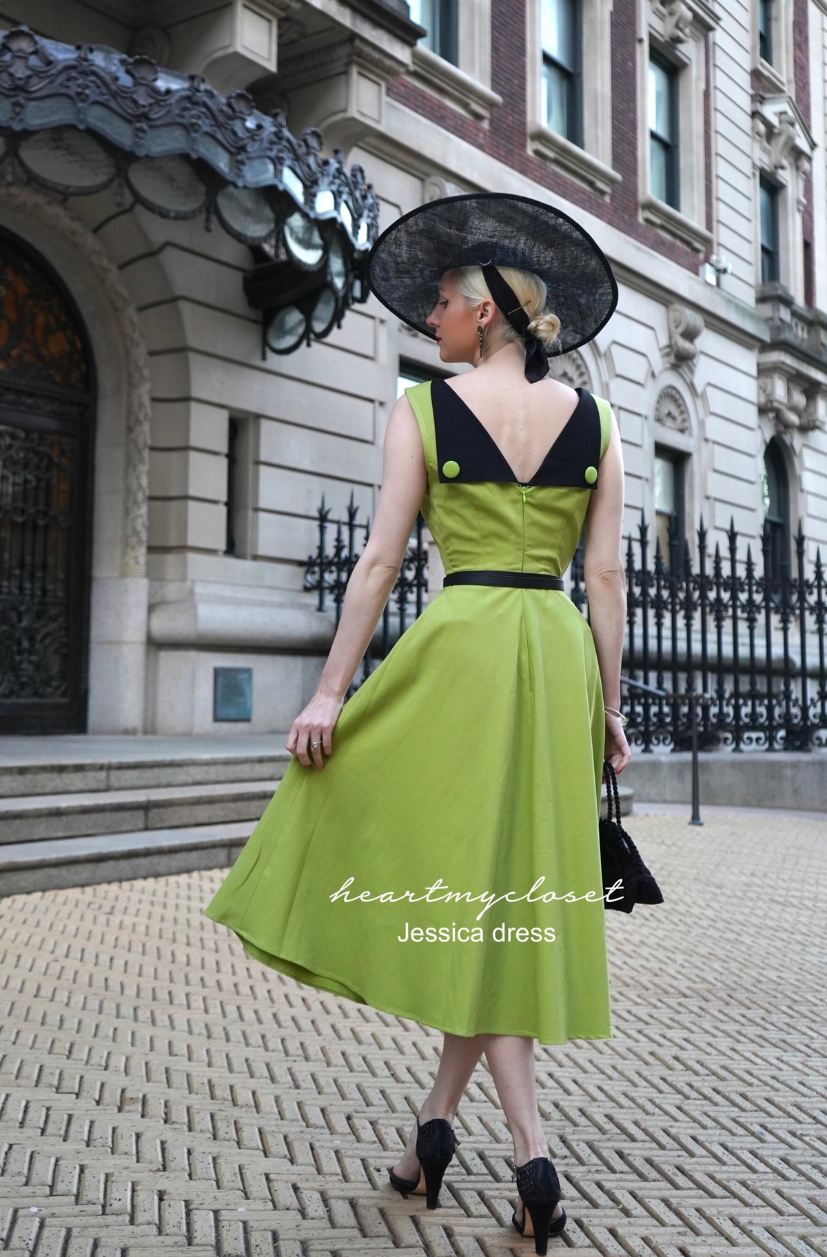 Jessica - vintage inspired swing dress 1950s - heartmycloset
