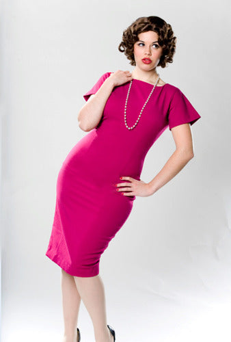 Carol - Joan Holloway vintage dress ruffle sleeves 60s - heartmycloset