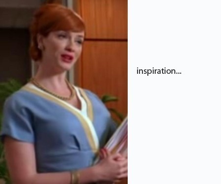 Lindsy - Joan Holloway vintage dress V neck - heartmycloset