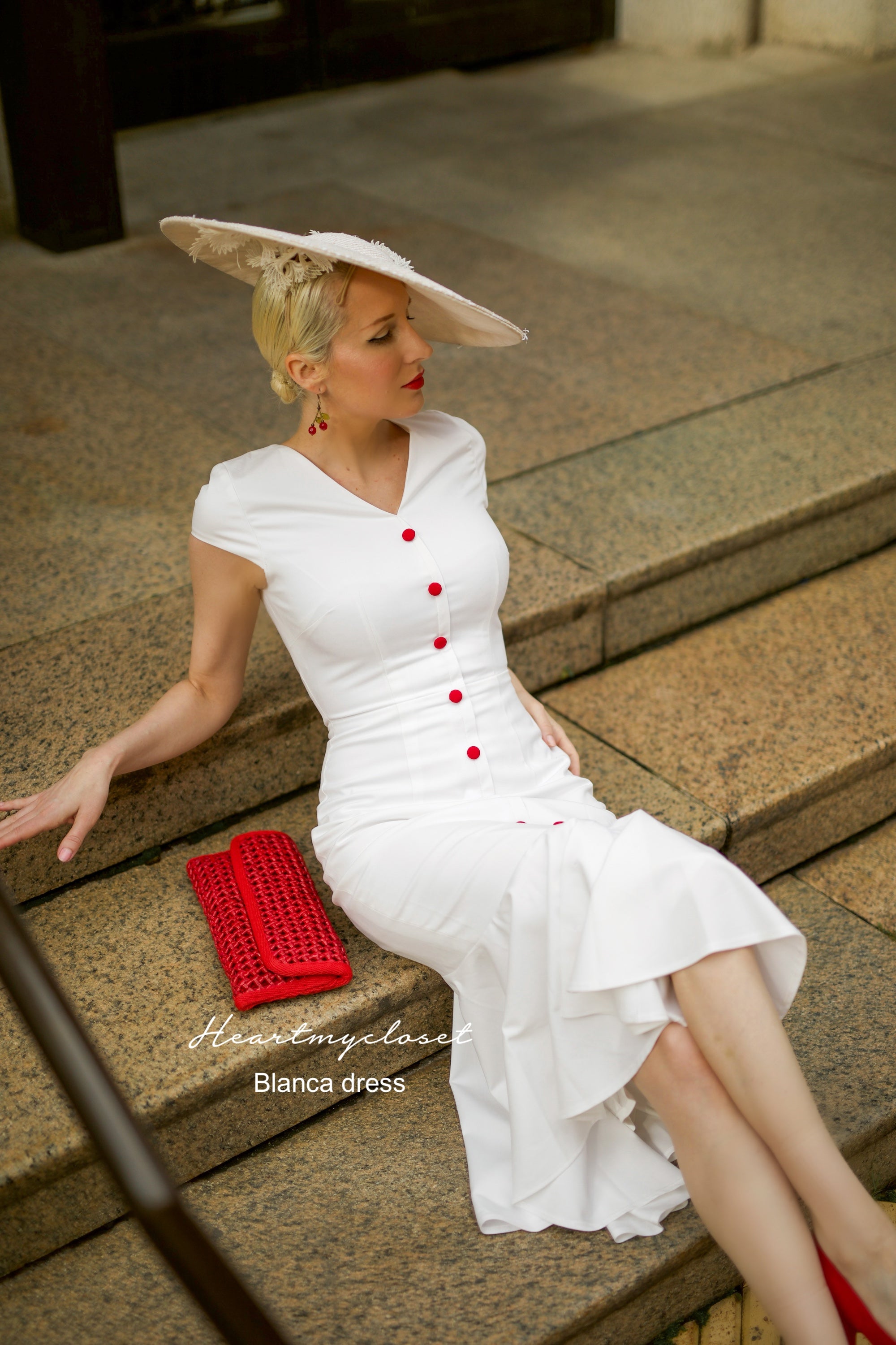 Retro 1950s Mermaid Silouhette Dress | HeartMyCloset heartmycloset Retro 1950s Mermaid Silouhette Dress | HeartMyCloset heartmycloset