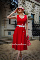 Adele - Aline scallop-edge dress - heartmycloset