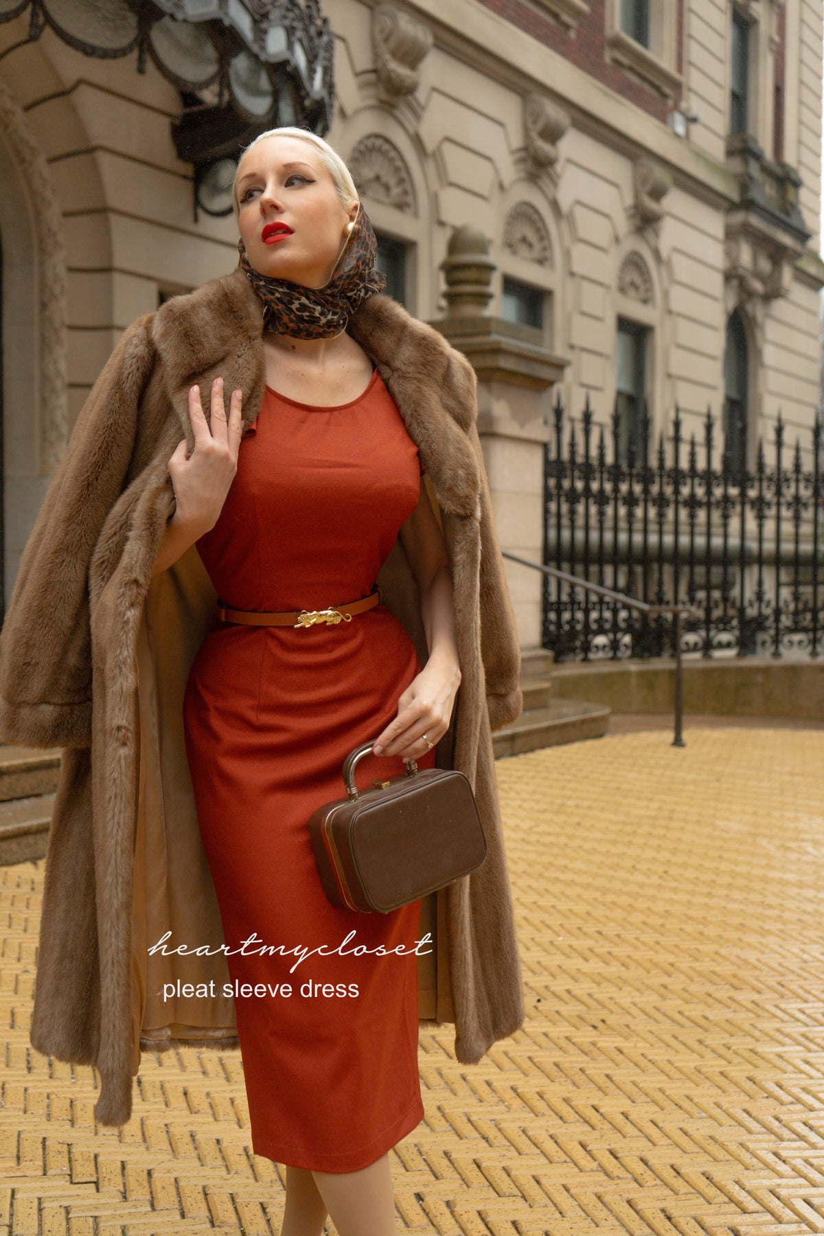 kate middleton inspired dress with pleated flutter sleeves - Premium fabric - custom made - heartmycloset