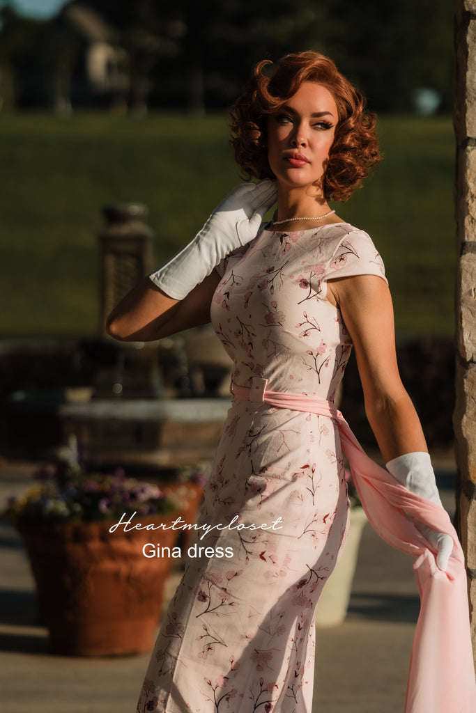 Gina - The Tourist dress - movie inspired pencil dress (linen)