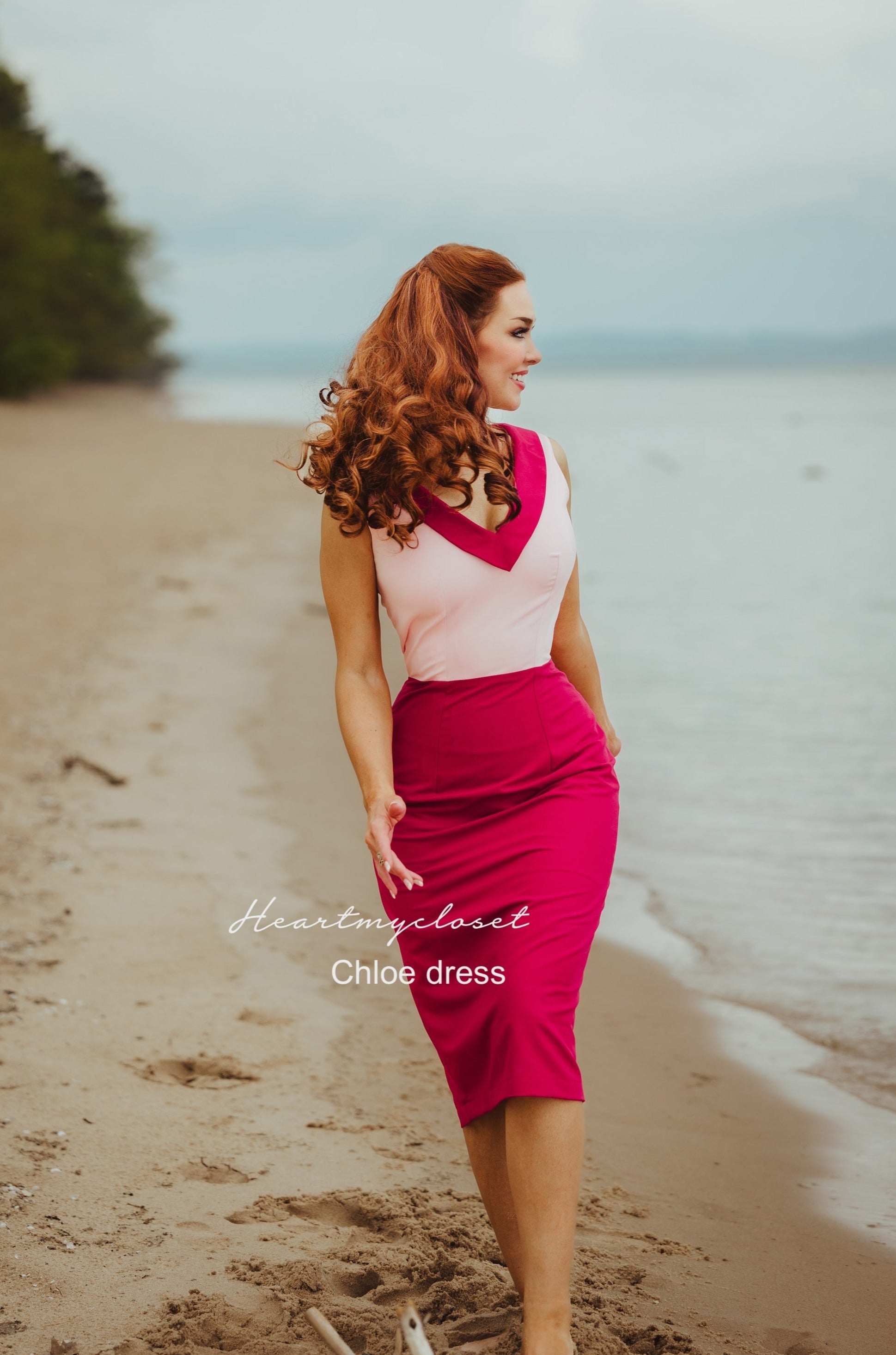 Chloe- 1950s vintage inspired colorblock dress heartmycloset Chloe- 1950s vintage inspired colorblock dress heartmycloset