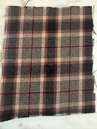 ABBY brown plaid - retro plaid vintage dress 50s custom made - heartmycloset