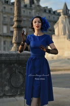 ROSE pencil dress + removable skirt wrap - heartmycloset