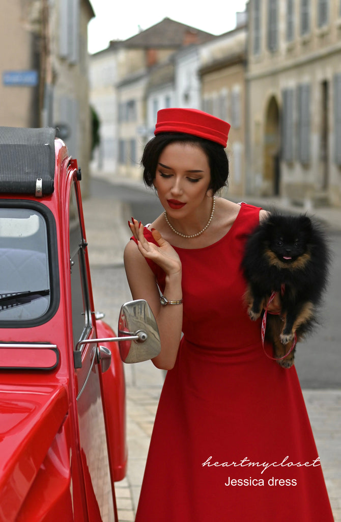 Jessica - vintage inspired swing dress 1950s