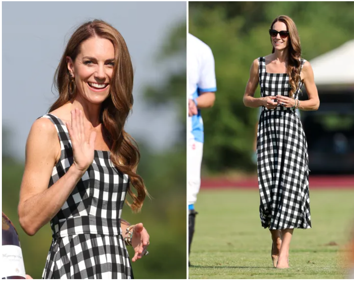 Gingham - Kate Middleton inspired Aline dress - heartmycloset