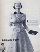 FAYE - vintage 1950s suit with Aline skirt - heartmycloset