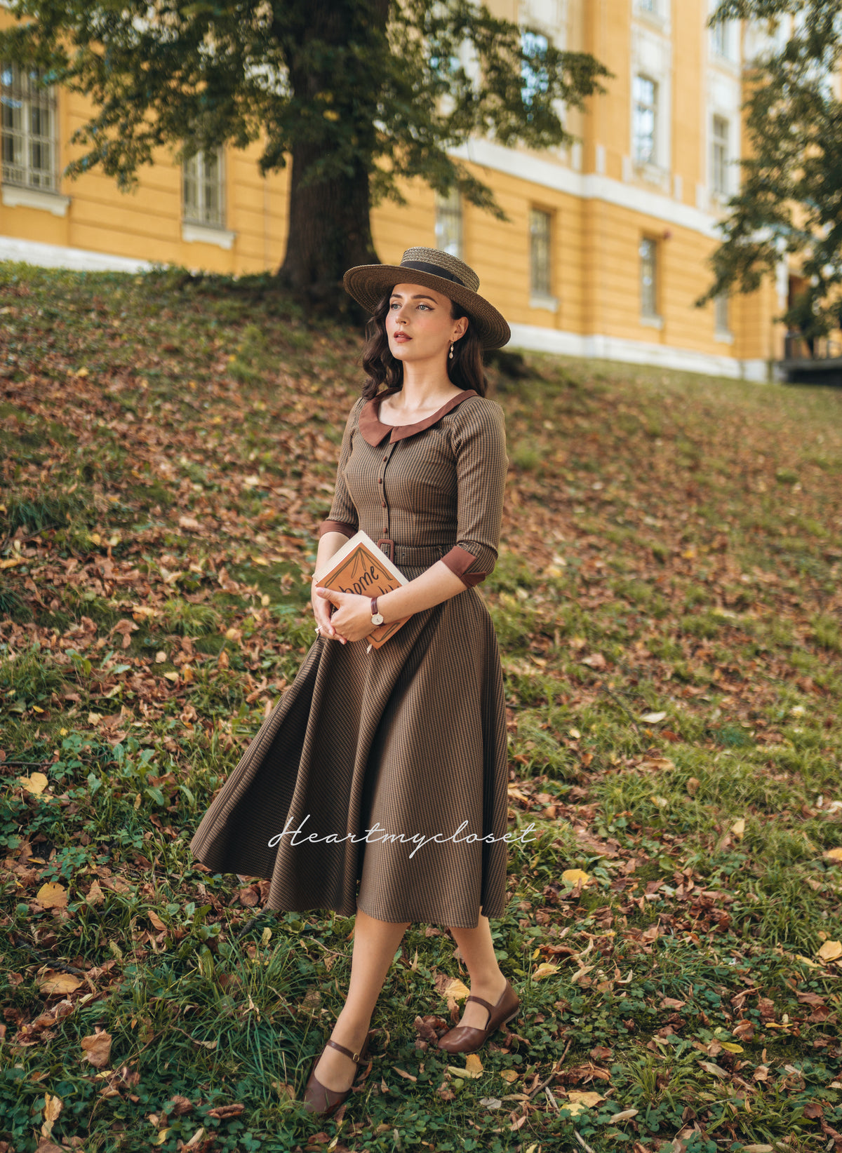 Adeline - 1950s swing vintage inspired dress - heartmycloset