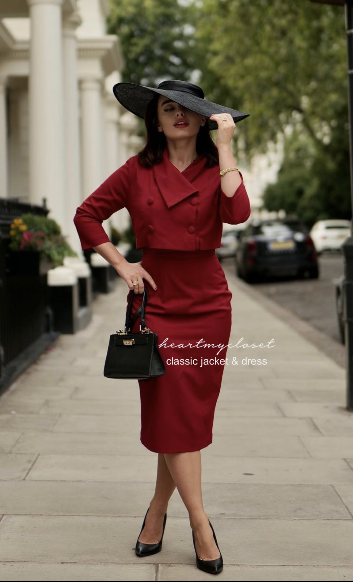 Sienna classic jacket + pencil dress custom made all sizes 40s 50s inspiration - heartmycloset