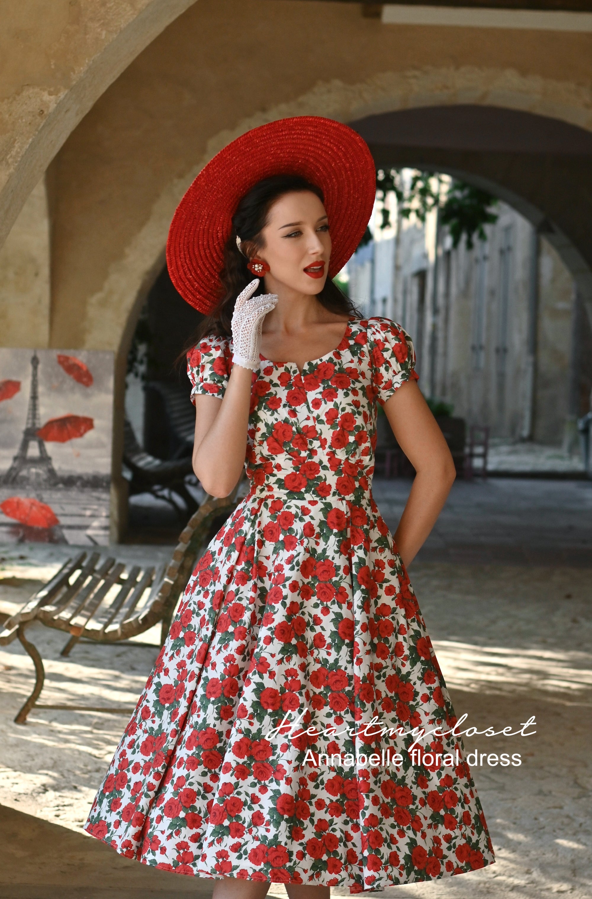vintage like dresses Pleated Aline - retro dress 50sVintage Dress (Swing Skirt) own the night Buy Vintage Dresses & Clothes