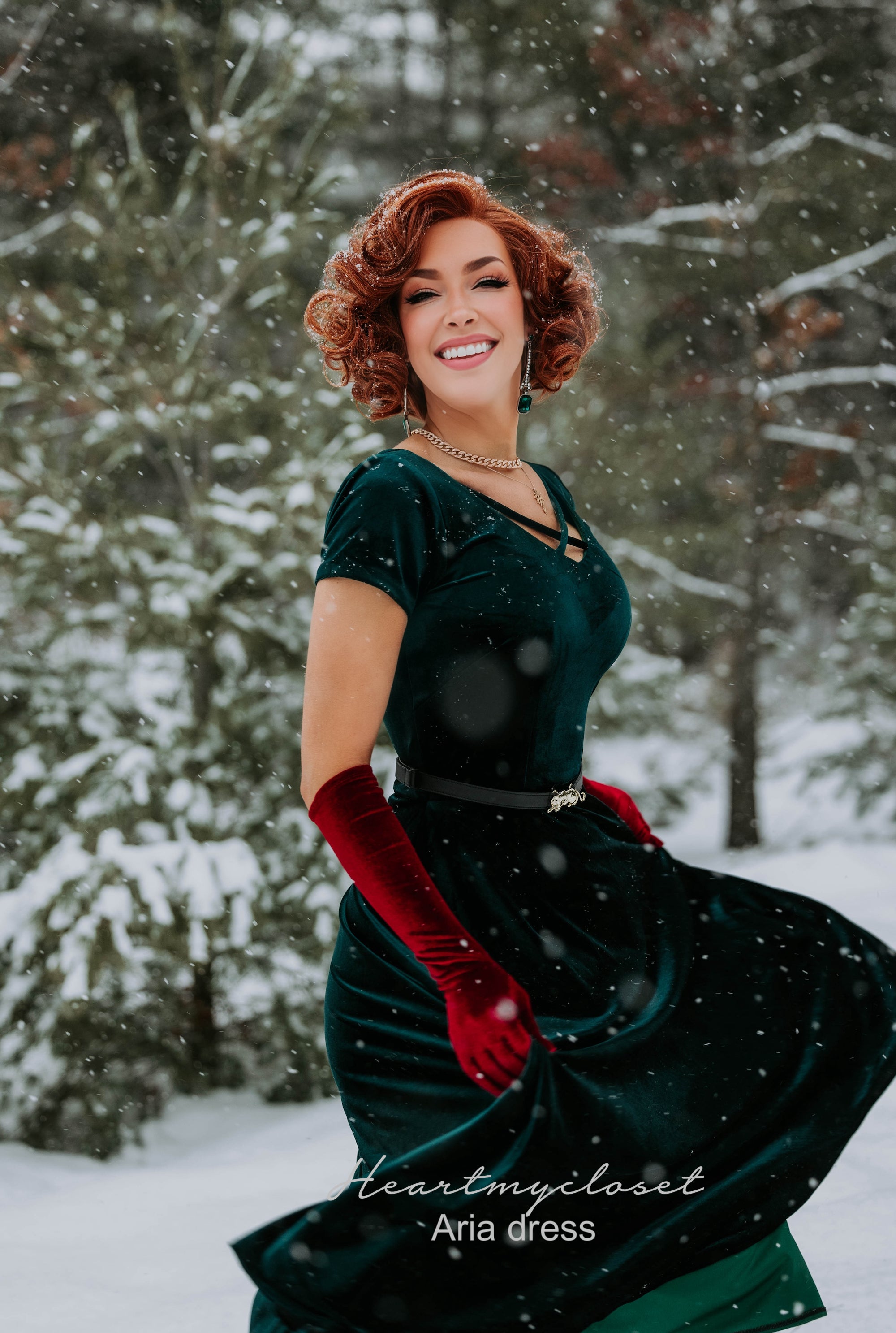 Aria velvet swing dress - movie inspired | HeartMyCloset heartmycloset Aria velvet swing dress - movie inspired | HeartMyCloset heartmycloset