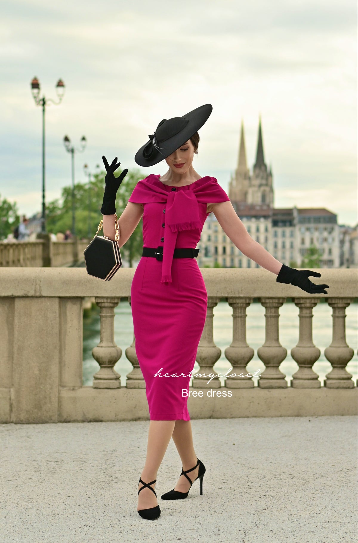 Bree - tv show inspired pencil dress - heartmycloset