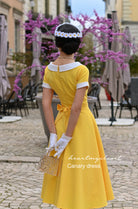 Canary yellow swing dress 1950s inspired - heartmycloset