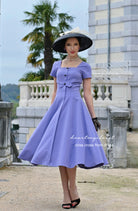 Criss Cross Front dress - 50s retro swing - heartmycloset