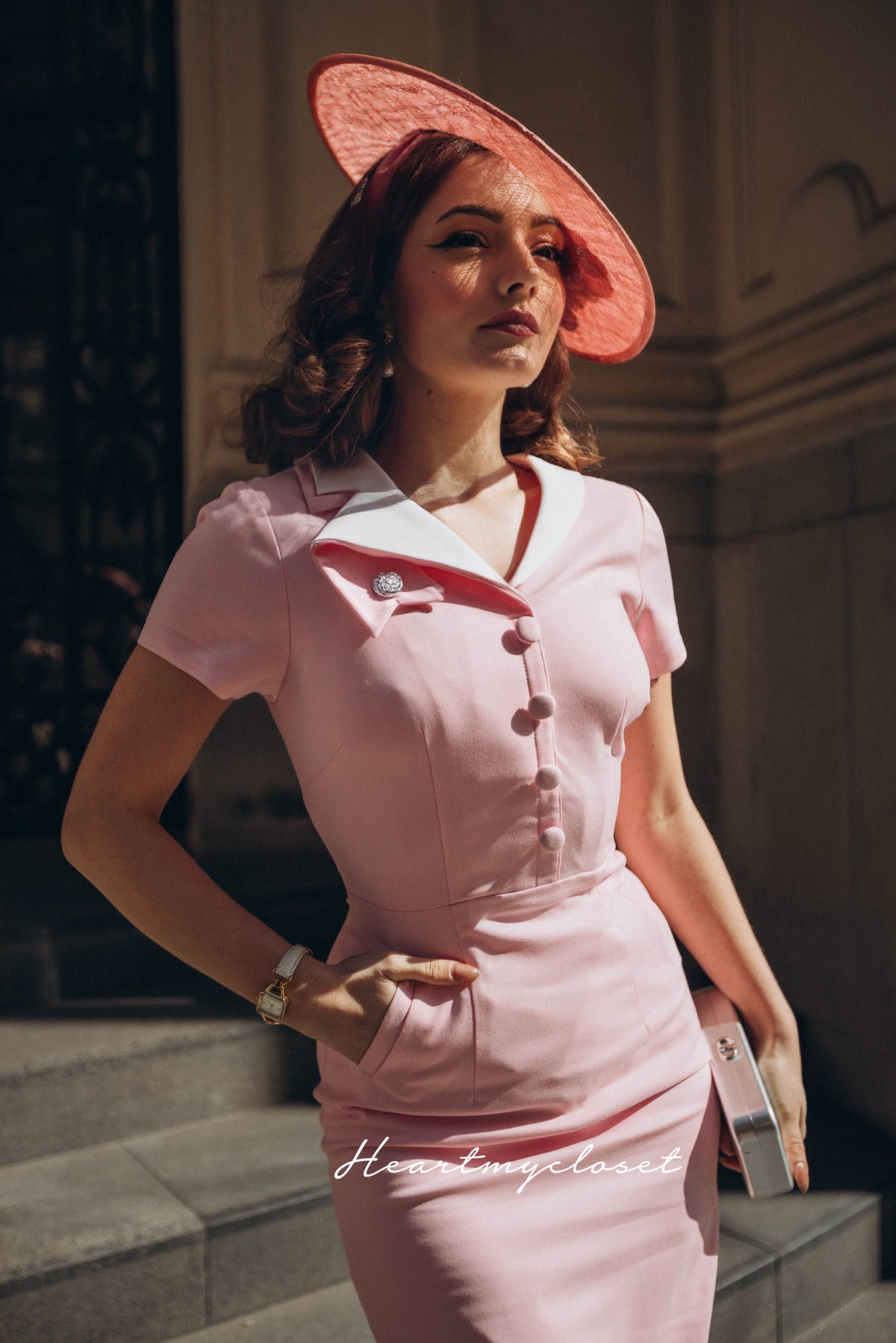 DEVON - retro vintage dress pencil - heartmycloset