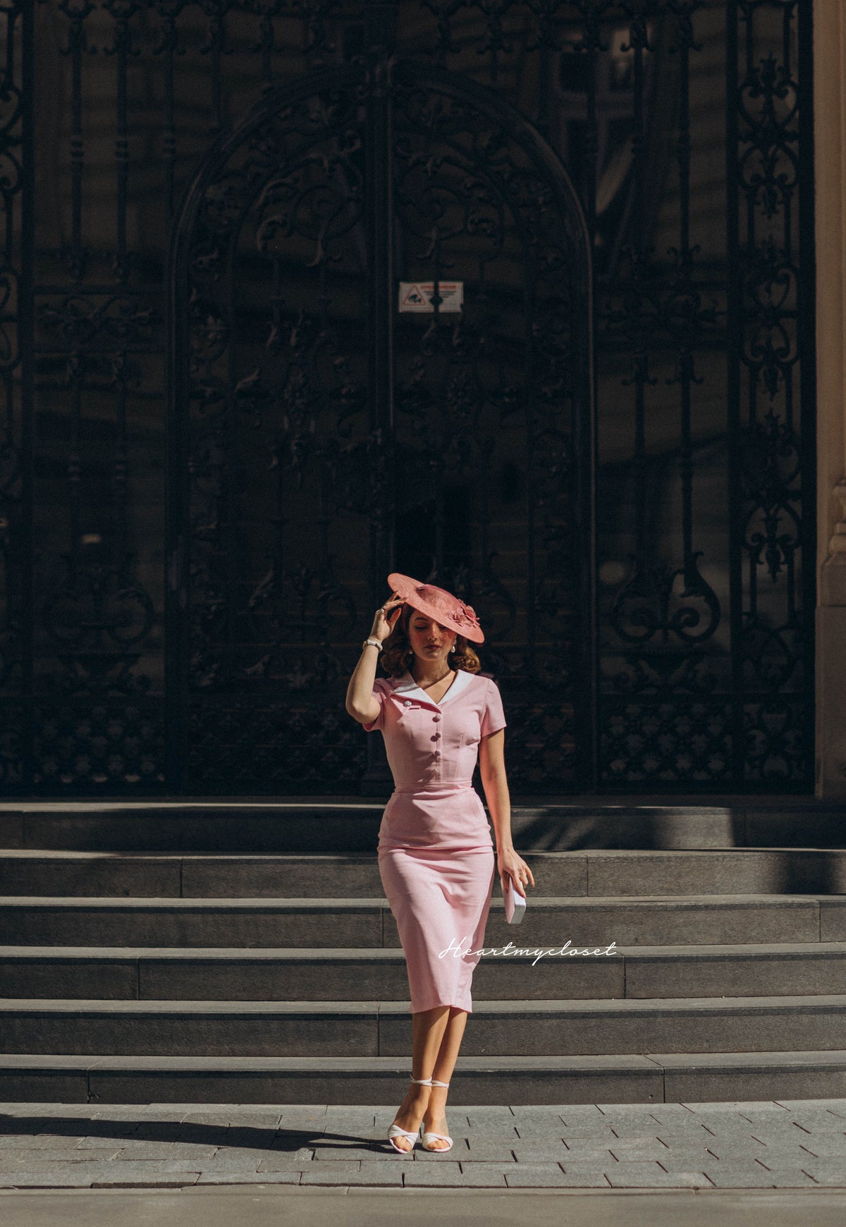 DEVON - retro vintage dress pencil - heartmycloset