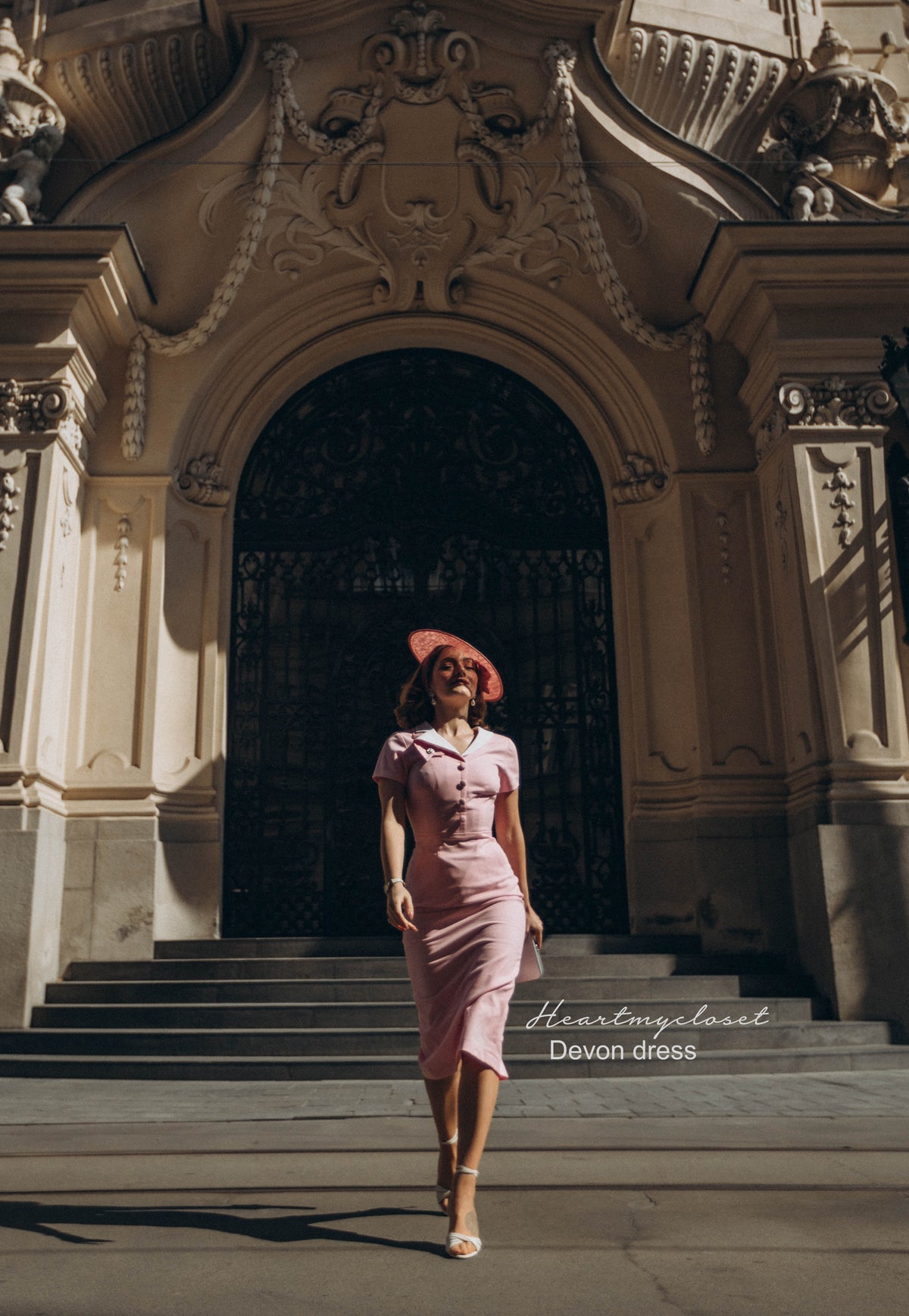 DEVON - retro vintage dress pencil - heartmycloset