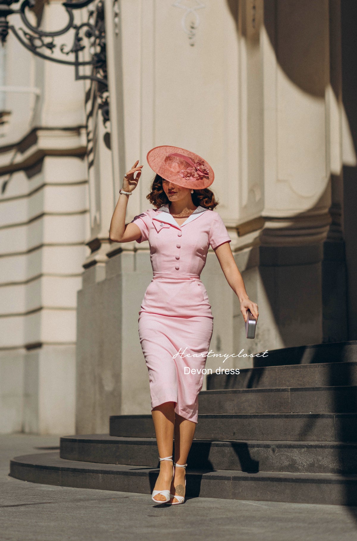 DEVON - retro vintage dress pencil - heartmycloset