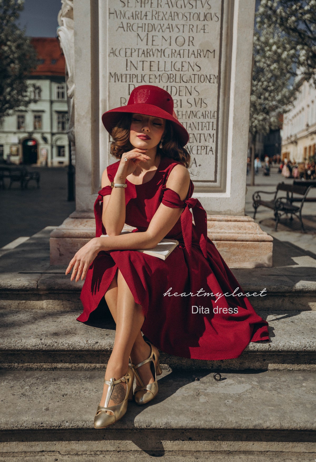Dita - retro vintage dress swing - heartmycloset