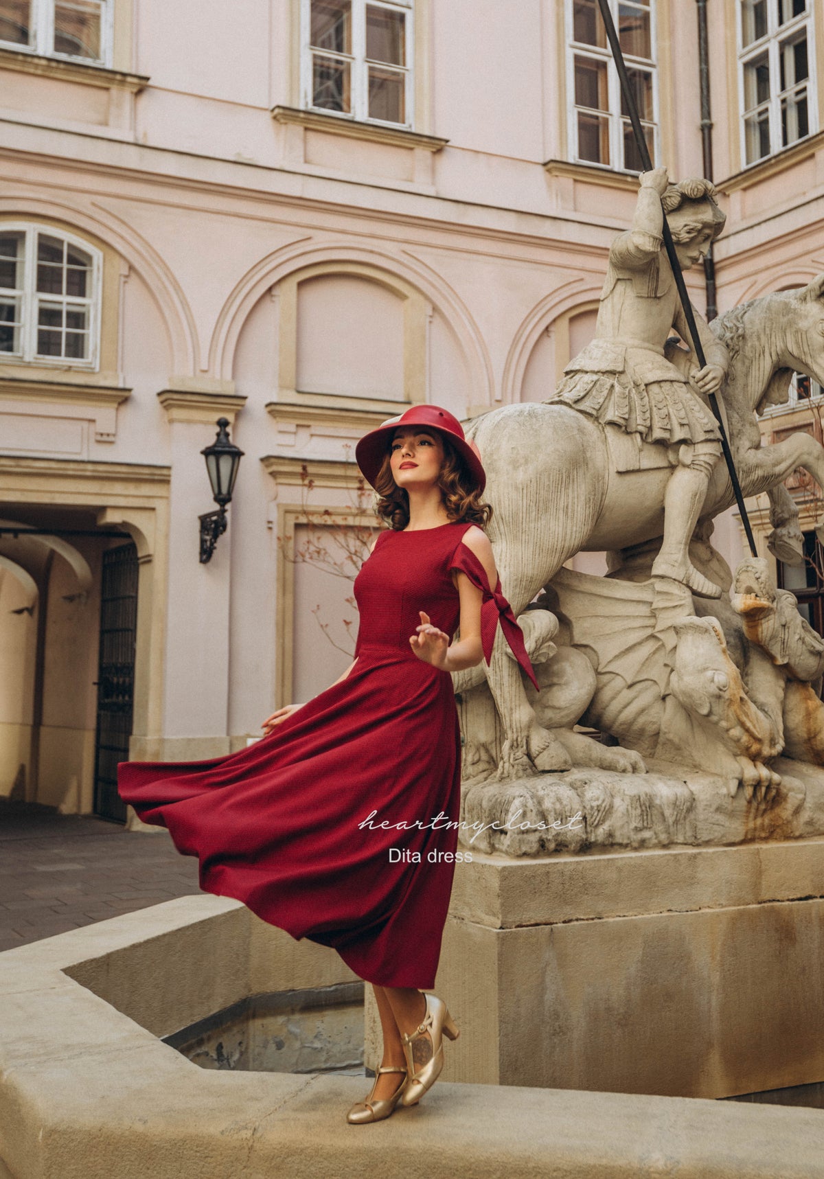 Dita - retro vintage dress swing - heartmycloset