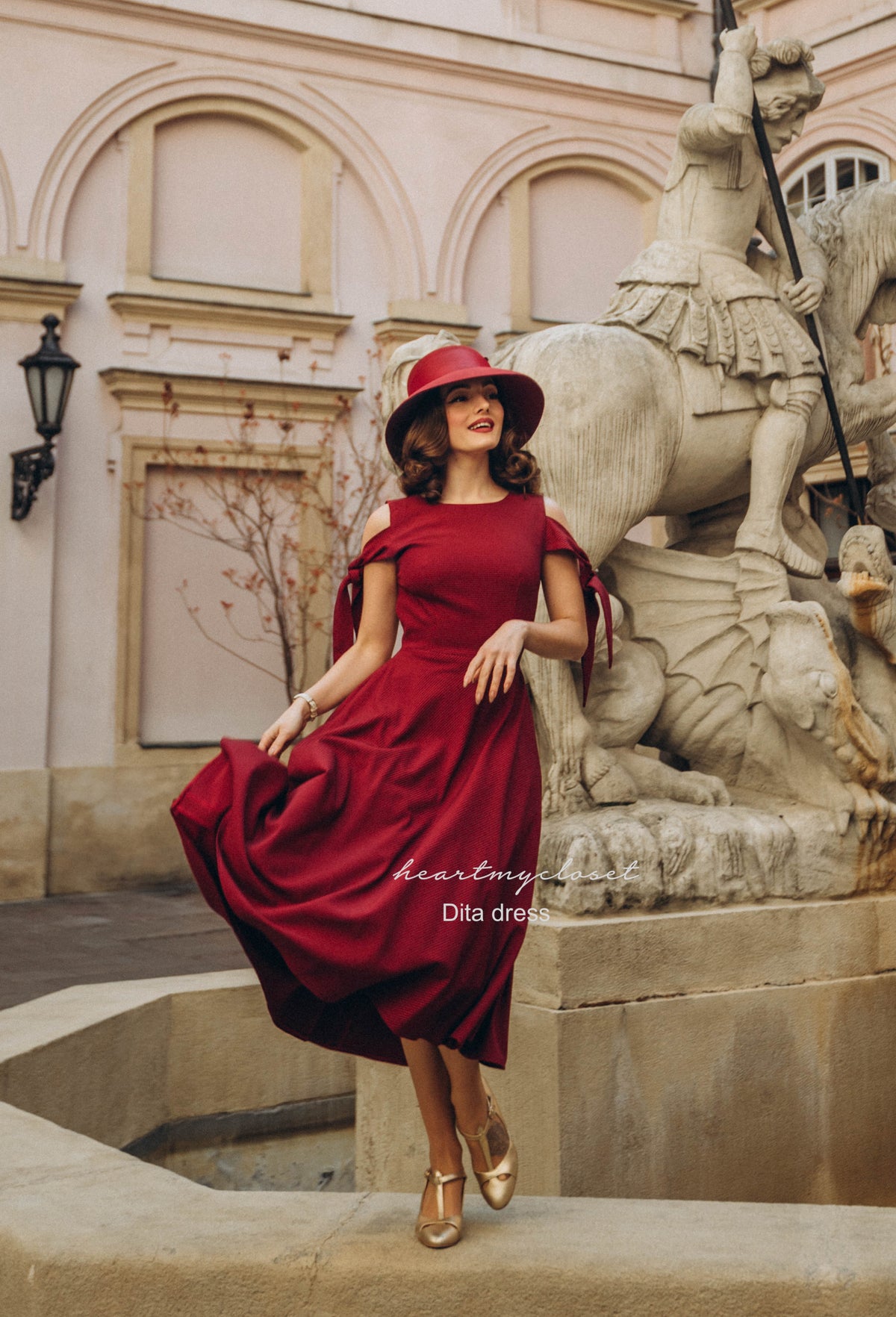 Dita - retro vintage dress swing - heartmycloset