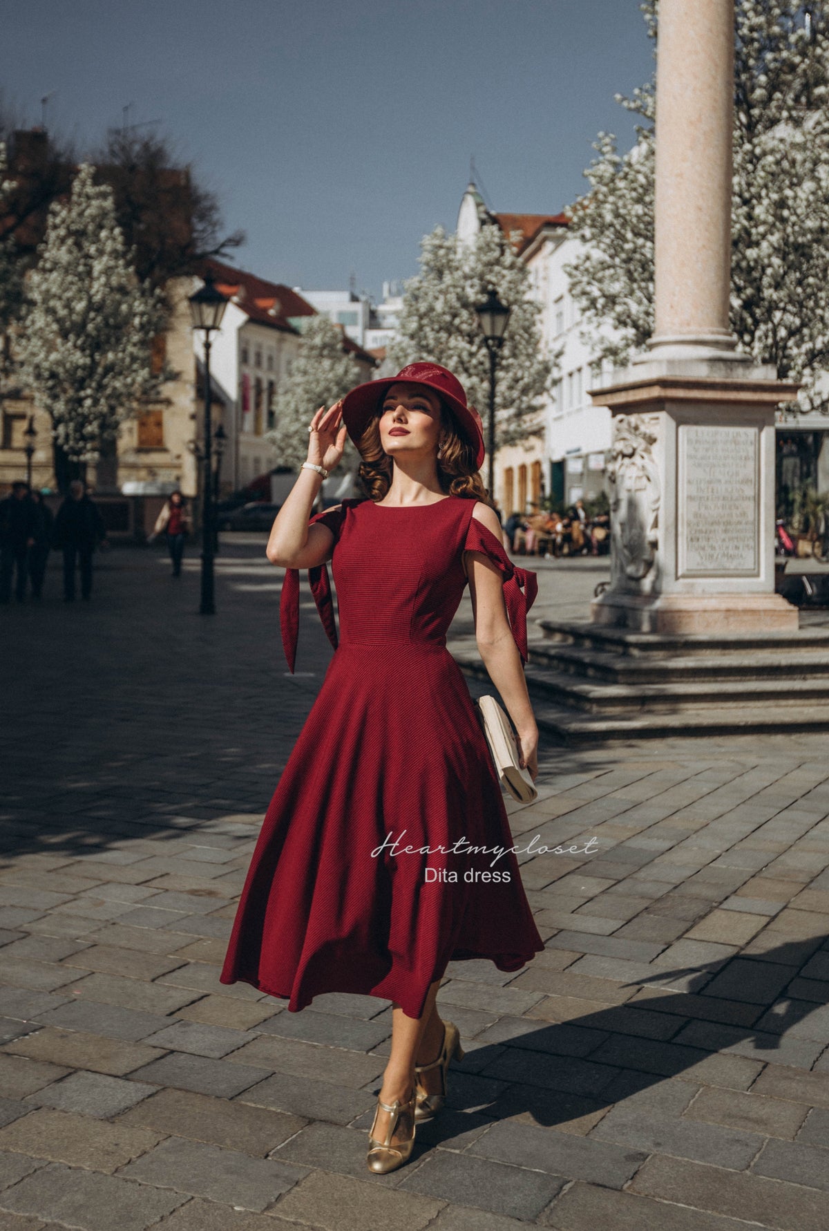 Dita - retro vintage dress swing - heartmycloset