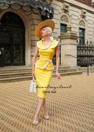 Doris - vintage 1950s suit with pencil skirt - heartmycloset