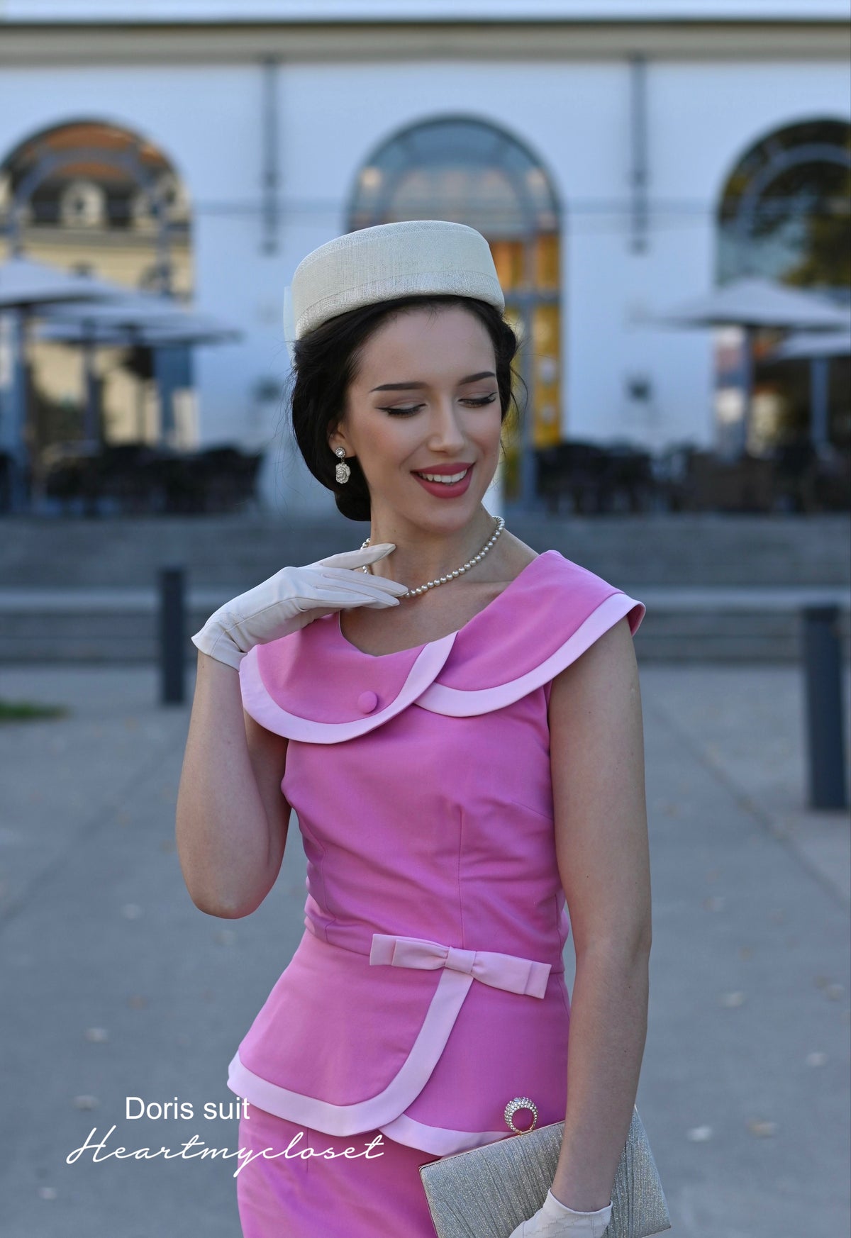 Doris - vintage 1950s suit with pencil skirt - heartmycloset