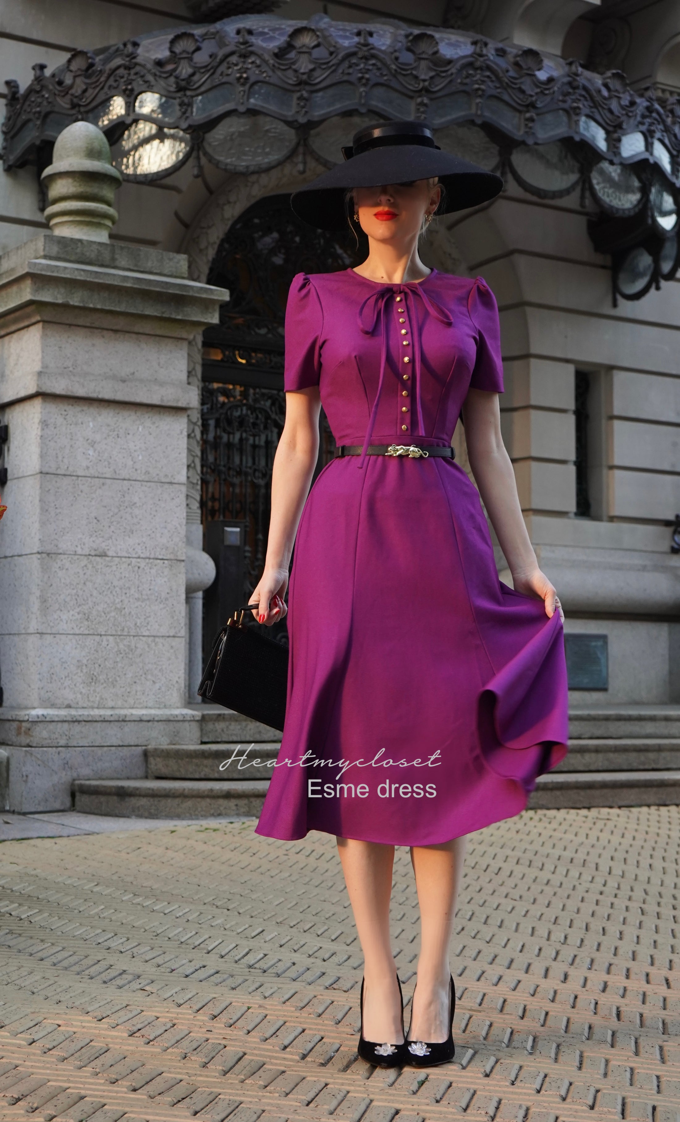  YMUQEIGH Vintage Dress for Women Retro 1950s Style