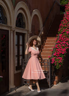 Faye linen dress - vintage inspired 1950s 1940s - heartmycloset