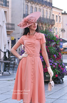 Fiona linen dress - vintage inspired 1950s - heartmycloset