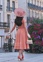 Fiona linen dress - vintage inspired 1950s - heartmycloset